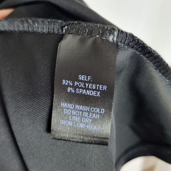 LULUS Middle of the Night Black Velvet Off-the-Shoulder Dress NWT - Picture 4 of 5